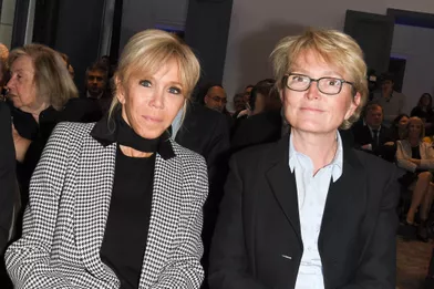Brigitte Macron et Claude Chirac