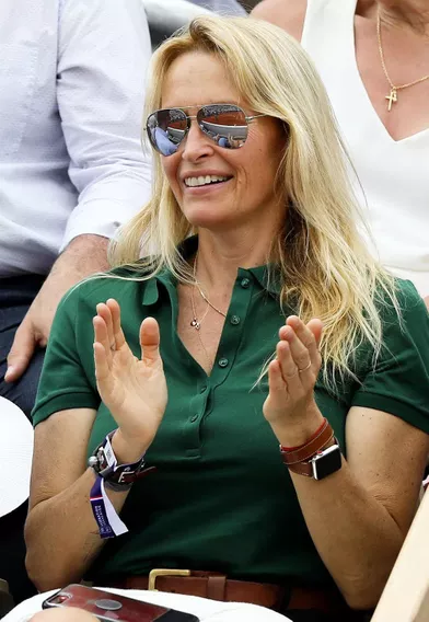 Estelle Lefébure à Roland-Garros jeudi