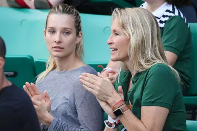 Ilona Smet et Estelle Lefébure à Roland-Garros jeudi