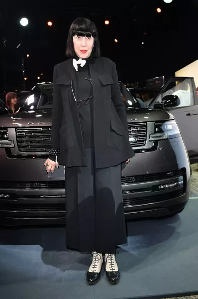 Chantal Thomassà la soirée de lancement du nouveau Range Rover au Pavillon Vendôme à Paris le 4 novembre 2021