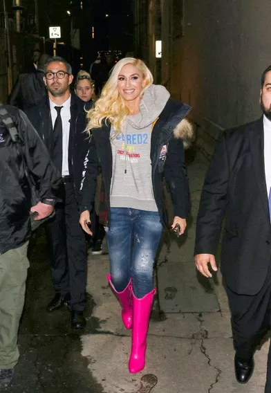 Gwen Stefani à la sortie du «Jimmy Kimmel Live» à Los Angeles en 2018.