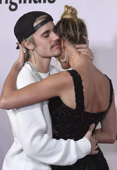 Justin et Hailey Bieberà l'avant-première du documentaire «Justin Bieber : Seasons» à Los Angeles le 27 janvier 2020