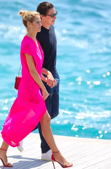 Heidi Klum et Vito Schnabel à Cannes en mai 2016