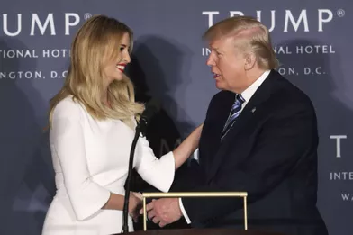 Ivanka Trump et Donald Trump en 2016