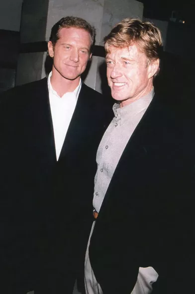 James et Robert Redford à New York en 1999