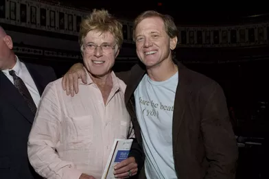 Robert et James Redford lors d'un gala«Share the Beat» à Atlanta en 2008
