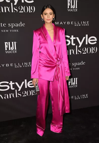 Nina Dobrevà la soirée InStyle Awards à Los Angeles le 21 octobre 2019