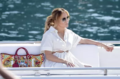 Jennifer Lopezà Portofino le 31 juillet 2021