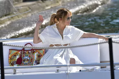 Jennifer Lopezà Portofino le 31 juillet 2021