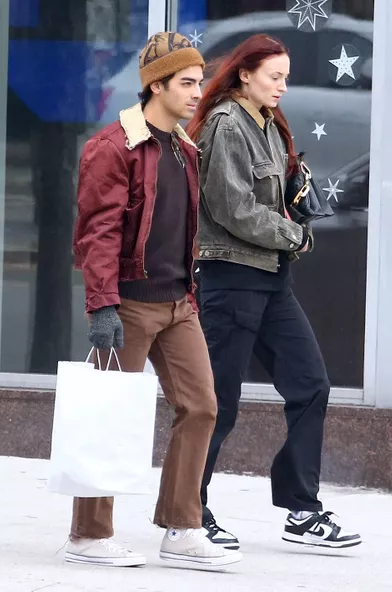 Joe Jonas et Sophie Turner à New York le 14 novembre 2021