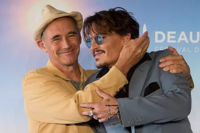 Johnny Depp et Mark Rylance au Festival de Deauville