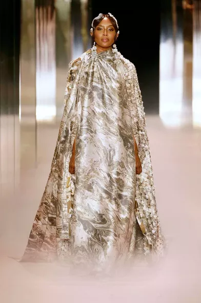 Naomi Campbellau défilé Fendi à Paris le 27 janvier 2021