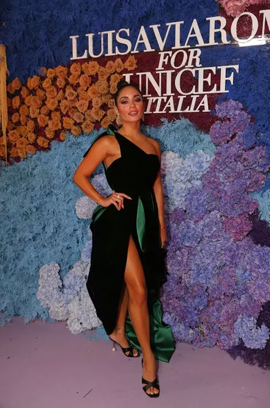 Vanessa Hudgensau gala UNICEF organisé parLuisaViaRoma à Capri le 31 juillet 2021
