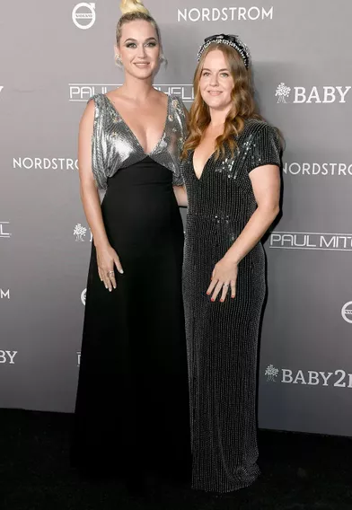 Katy Perry et Angela Hudson lors du gala Baby2Baby à Culver City en Californie, le 9 novembre 2019.
