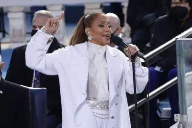 Jennifer Lopez a chanté lors de la cérémonie d'investiture.
