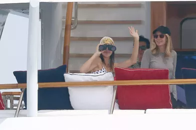 Kendall Jenner avec sa mère Kris à Monaco le 25 mai 2019