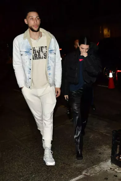 Kendall Jenner et son chéri Ben Simmons à New York le 7 février 2019
