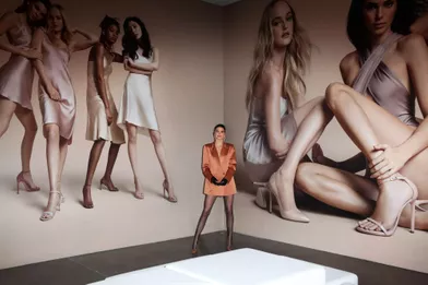 Kendall Jenner à la présentation de la marque Stuart Weitzman lors de la Fashion Week à New York le 12 février 2019