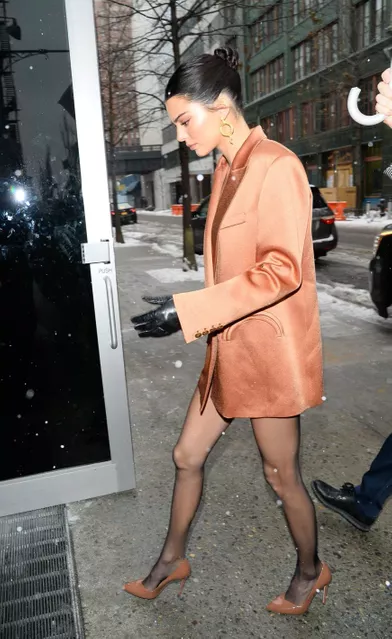 Kendall Jenner à New York le 12 février 2019