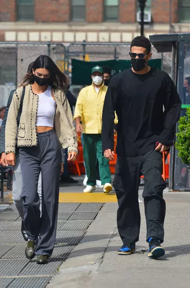 Kendall Jenner et Devin Bookerà New York le 24 avril 2021