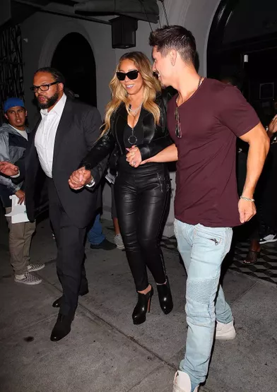 Mariah Carey et Bryan Tanaka au concert de Beyoncé et Jay Z, à Los Angeles, dimanche 23 septembre