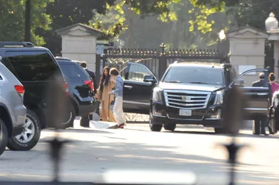 Kim Kardashian et sa grand-mère Mary-Jo à Washington le 25 juillet 2019
