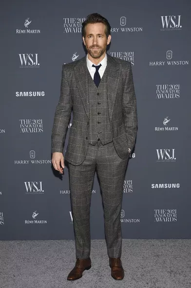 Ryan Reynolds auxInnovator Awards à New York le 1er novembre 2021