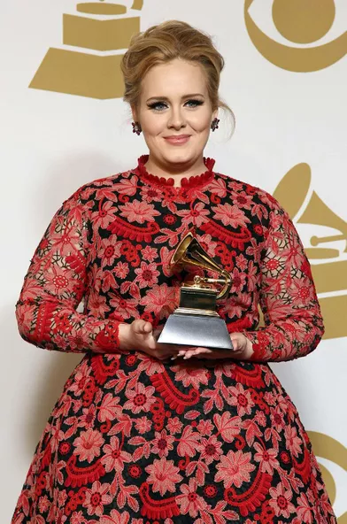 Adele aux Grammy Awards en 2013