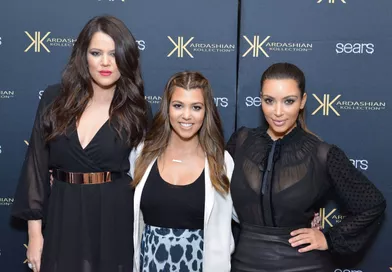 Khloé, Kourtney et Kim Kardashian le 14 septembre 2012.
