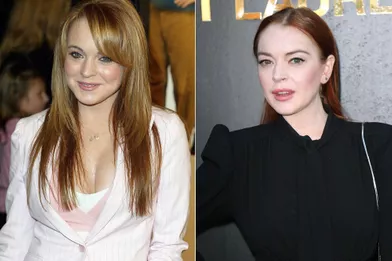Lindsay Lohan : à gauche en 2003, à droite en 2019