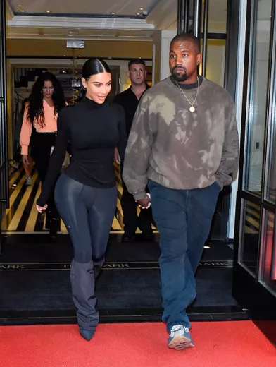 Kim Kardashian avec Kanye West en 2019
