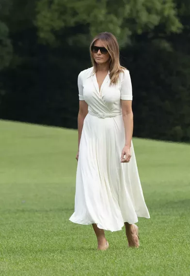 Melania Trump à la Maison Blanche en juillet 2019.