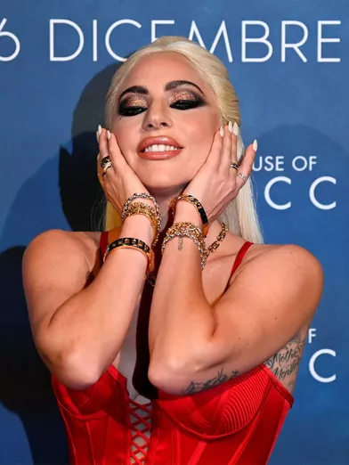 Lady Gaga à la première milanaise de«House of Gucci».