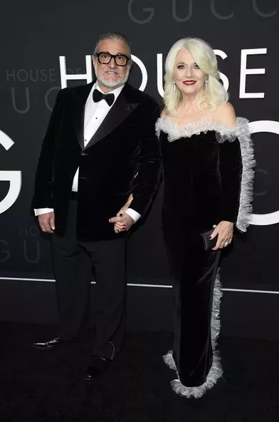 Joe et Cynthia Germanottaà l'avant-première du film «House of Gucci» à New York le 16 novembre 2021