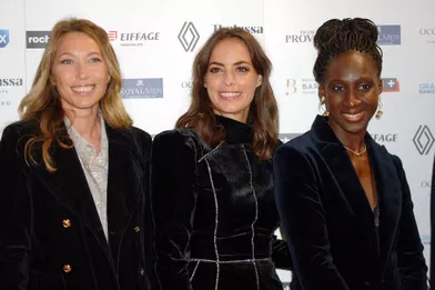 Laura Smet, Bérénice Béjo et Eye Haïdara lors de la cérémonie de clôture du 32eFestival du film britannique de Dinard le 2 octobre 2021