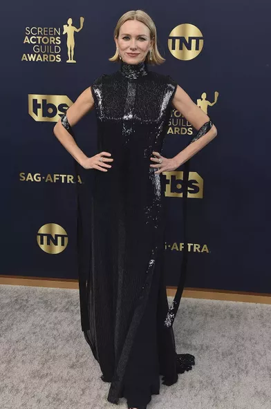 Naomi Watts at the SAG Awards in Los Angeles on February 27, 2022