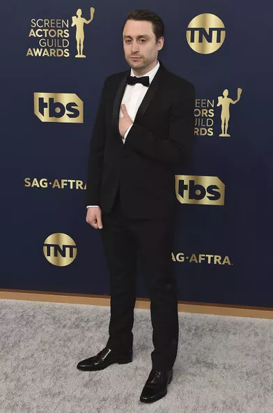 Kieran Culkin at the SAG Awards in Los Angeles on February 27, 2022