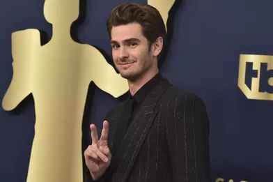 Andrew Garfield at the SAG Awards in Los Angeles on February 27, 2022