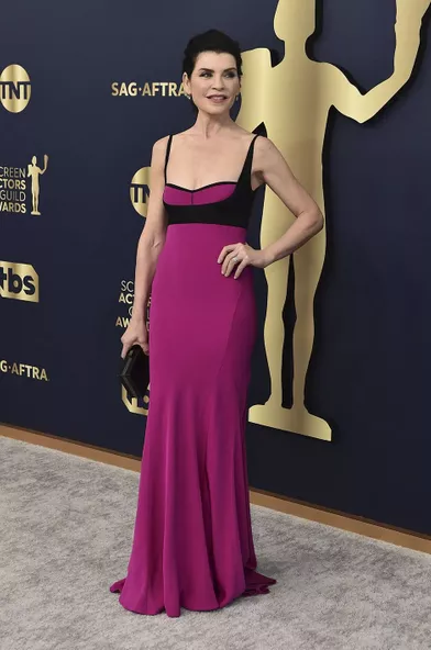 Julianna Margulies at the SAG Awards in Los Angeles on February 27, 2022