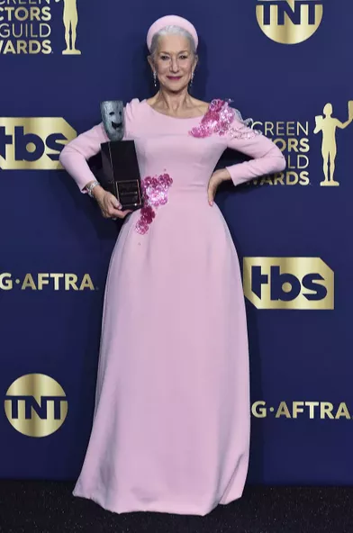 Helen Mirren (Screen Actors Guild Life Achievement Awards)at the SAG Awards in Los Angeles on February 27, 2022