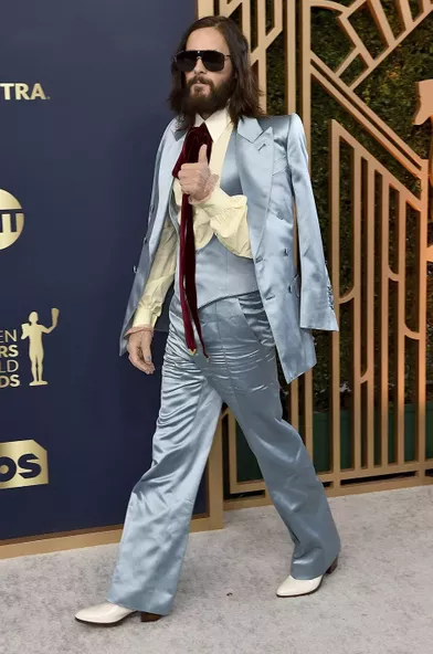 Jared Leto at the SAG Awards in Los Angeles on February 27, 2022