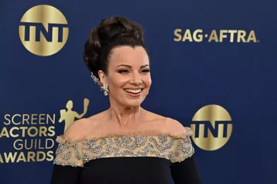Fran Drescher at the SAG Awards in Los Angeles on February 27, 2022