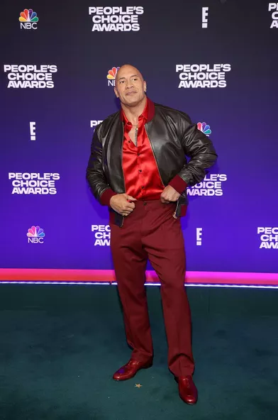 Dwayne Johnsonaux People's Choice Awards à Los Angeles le 7 décembre 2021