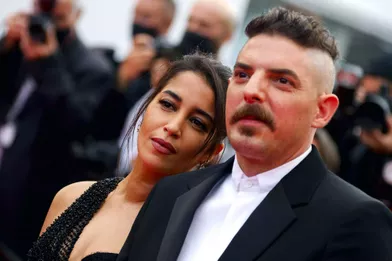 Damien Bonnard et Leïla Bekhti au Festival de Cannes, le 16 juillet 2021.