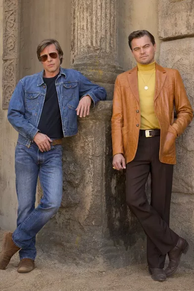 Brad Pitt etLeonardo DiCaprio dans «Il était une fois... Hollywood» en 2019.