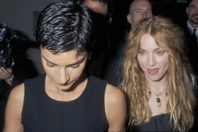 Ingrid Casares et Madonna en 1998.Les deux femmes ont été ensemble entre 1992 et 1994 et sont restées amies.