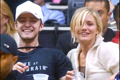 Cameron Diaz et Justin Timberlake en 2003. Leur couple a duré de 2003 à 2007.