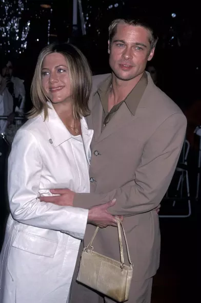 Jennifer Aniston et Brad Pitt en 2001. Leur relation s'est achevé en 2005 après cinq ans de mariage.