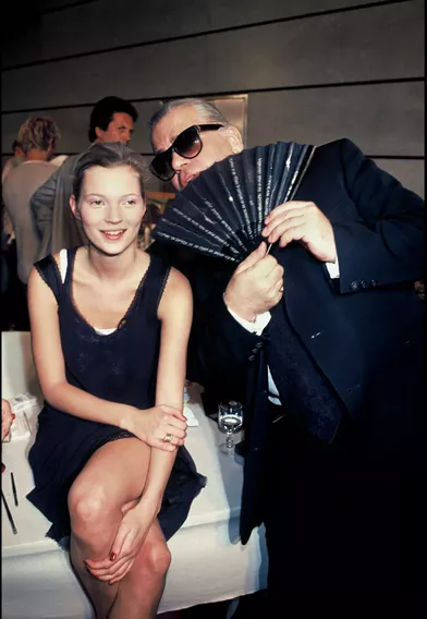 En 1994 avec Kate Moss