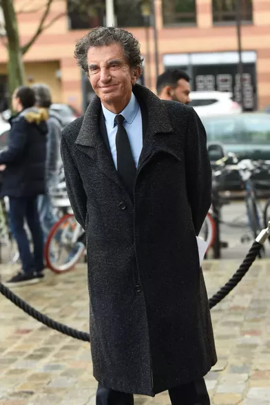 Jack Langà l'hommage rendu à Agnès Varda à la Cinémathèque française avant ses obsèques au cimetière du Montparnasse à Paris, le 2 avril 2019.